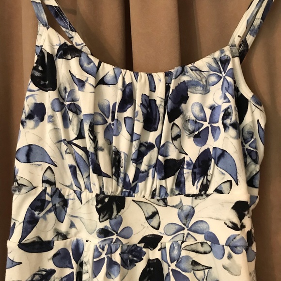 😀 $30/3 Blue print sundress cotton modal NWOT - Picture 5 of 5